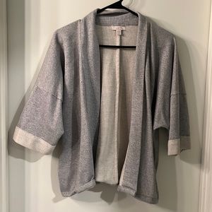 Loft lightweight gray sweater- one size fits all